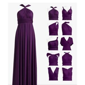 Medium Purple Infinity Dress